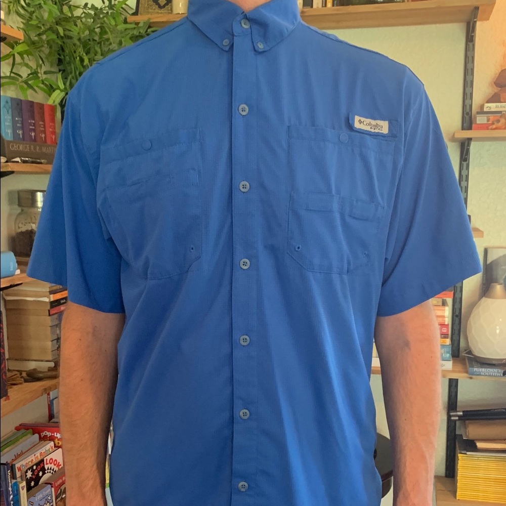 Columbia spf fishing shirt
